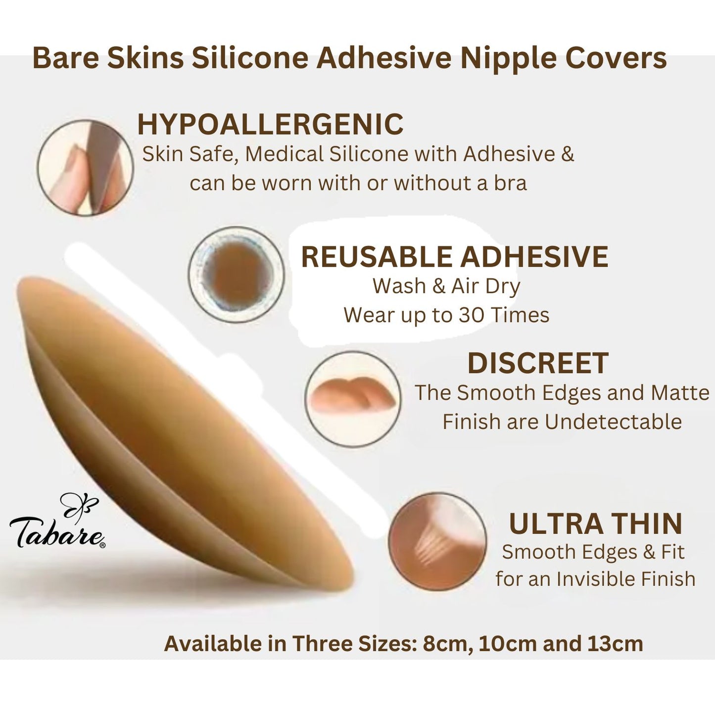 Bare Skins Adhesive Silicone Nipple Covers