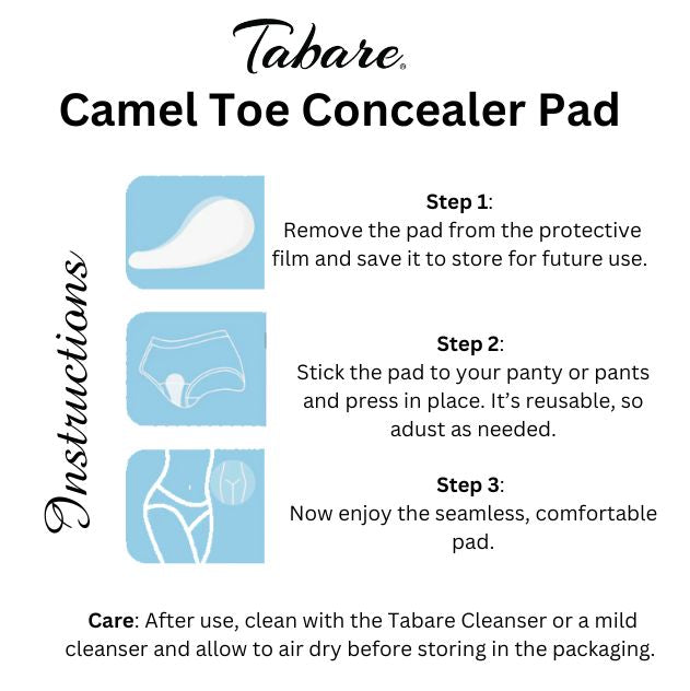 Camel Toe Concealer Fabric Sponge Pad - Tabare