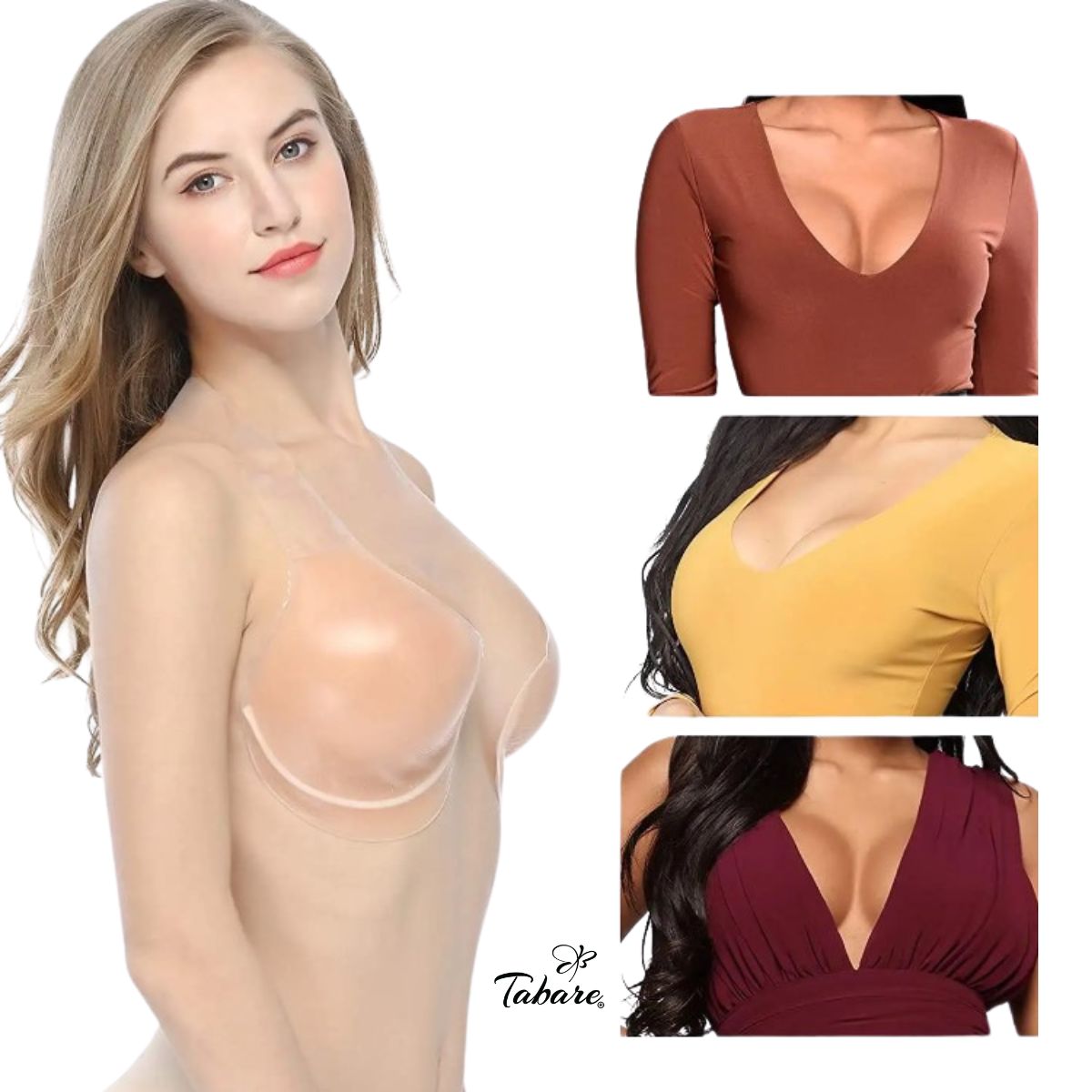 D Up Cups Adhesive Bra - Tabare