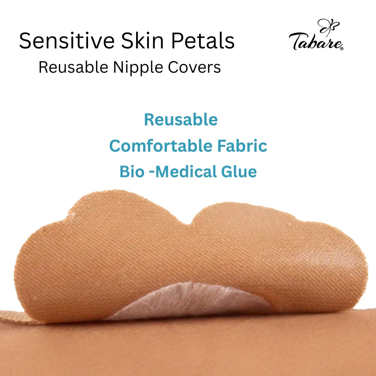 Sensitive Skin Petals Reusable Nipple Covers