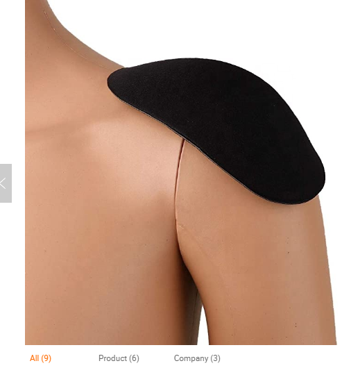 Oval Push Up Shoulder Pads - Tabare