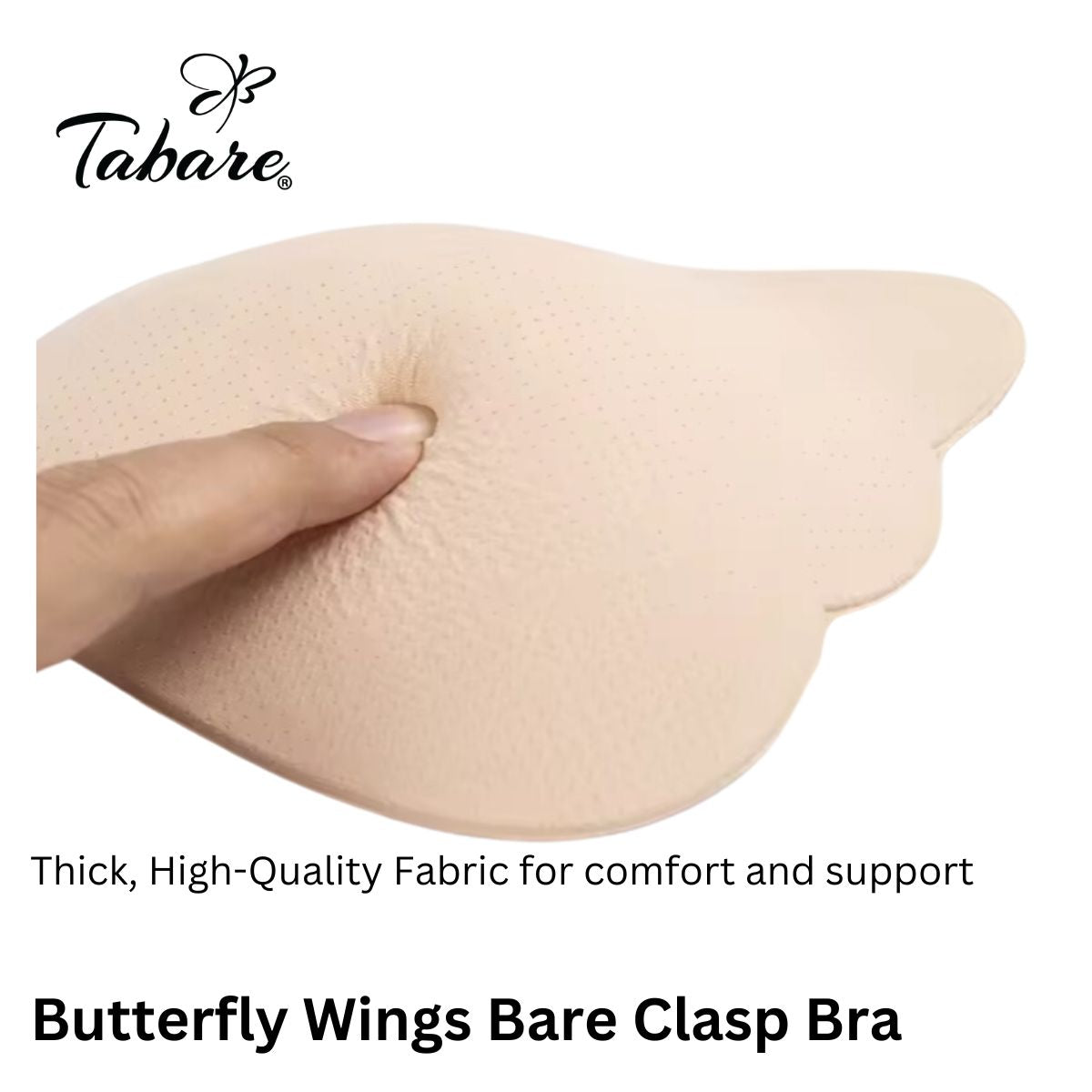 Butterfly Wings Bare Clasp Bra - Tabare