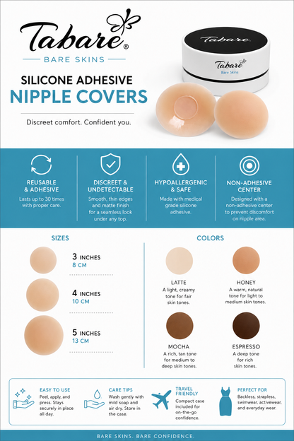 Bare Skins Adhesive Silicone Nipple Covers
