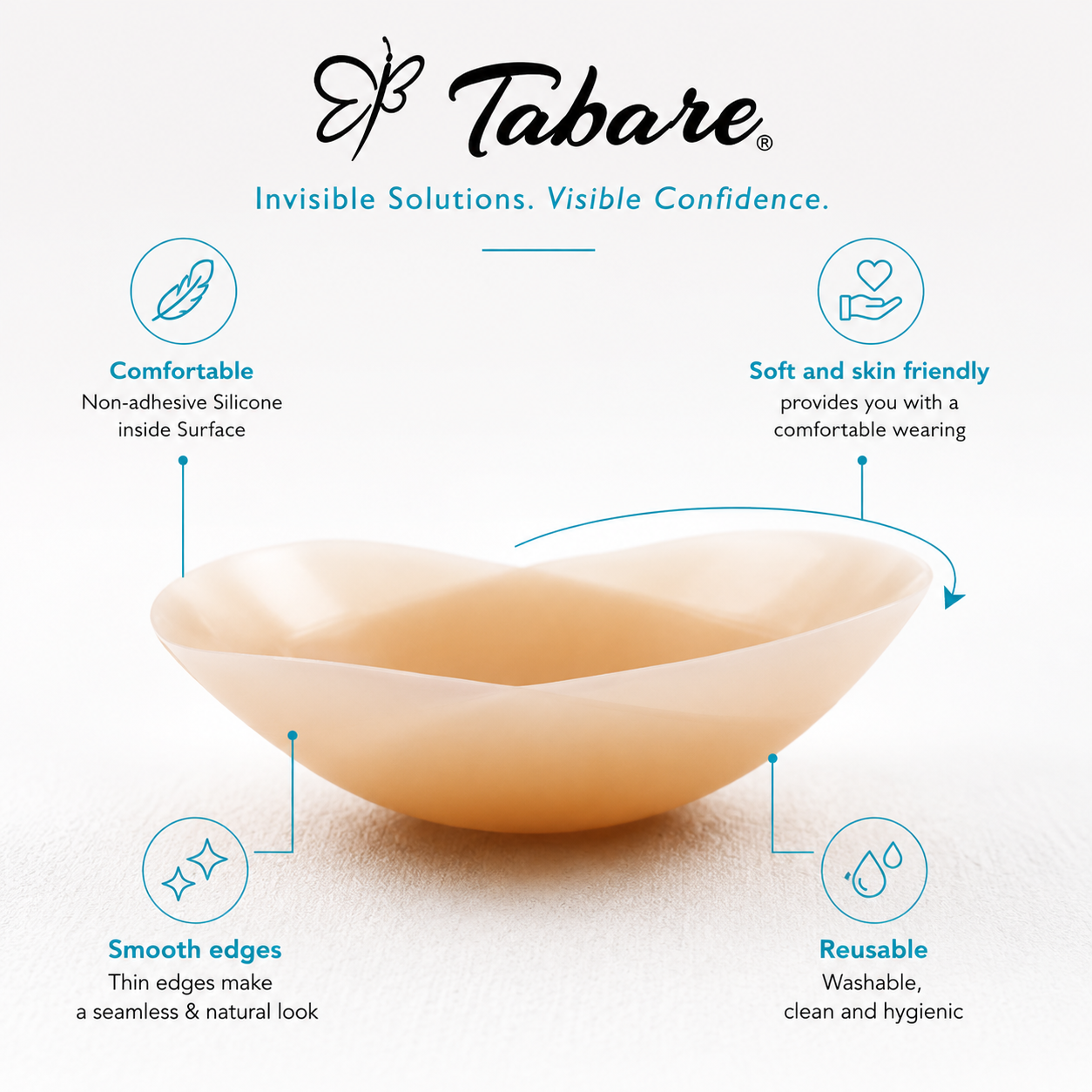 Bare Skins™ Adhesive-Free Silicone Nipple Covers