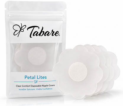 Petal Lites™ Clear Comfort Transparent Nipple Covers