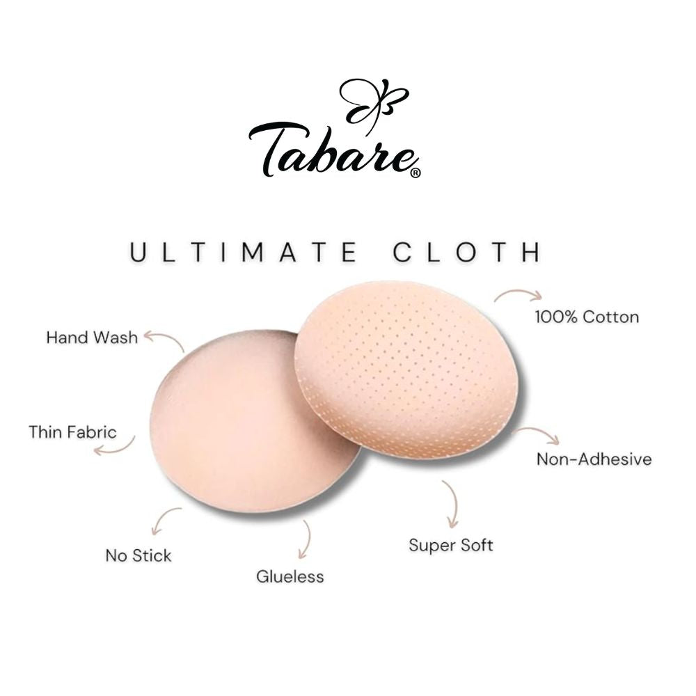 Ultra Soft Fabric Non-Adhesive Nipple Covers - Tabare