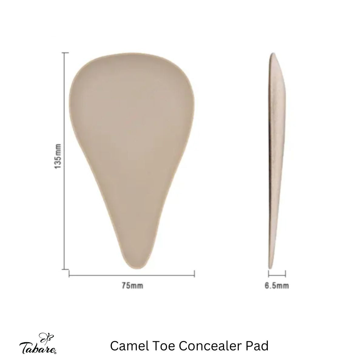 Camel Toe Concealer Fabric Sponge Pad